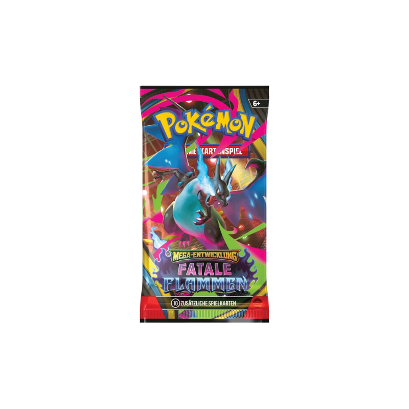 Pokémon TCG: Mega Entwicklung - Fatale Flammen Booster Pack (DE)