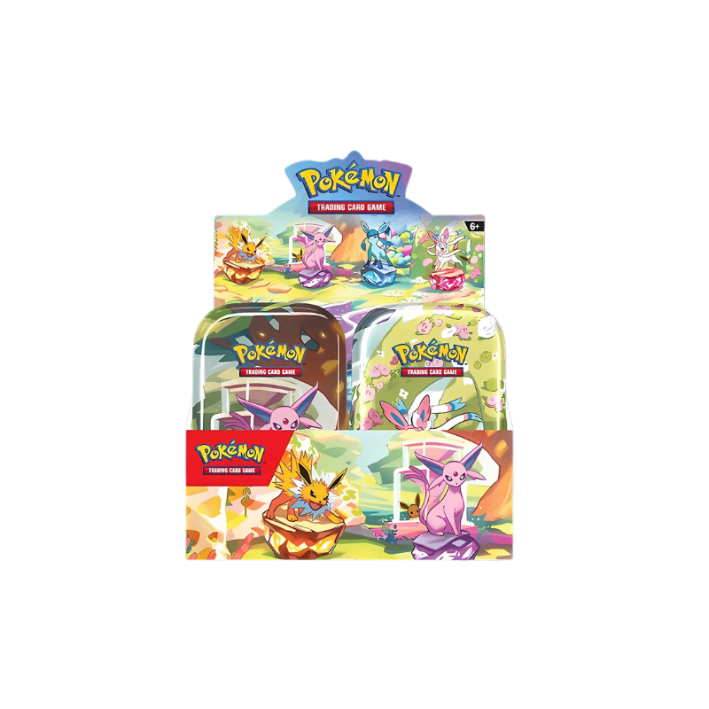 Pokémon TCG: Prismatische Entwicklungen Mini Tin Display (DE)