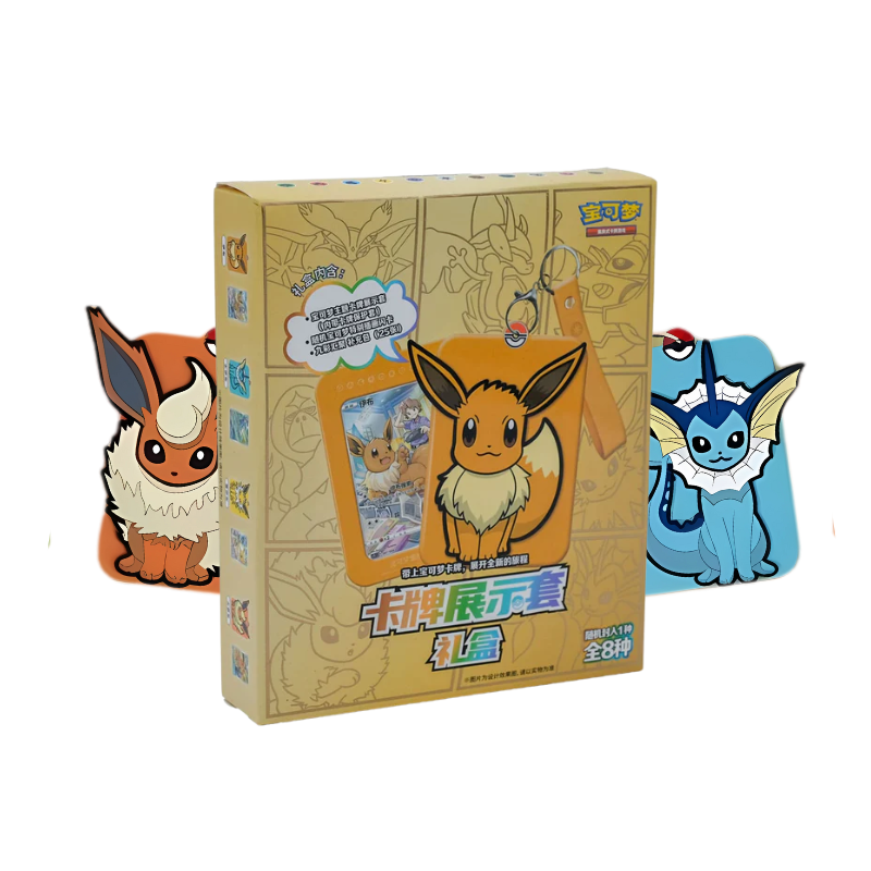 Pokémon TCG: Evoli Kartenhalter Box + Booster und Promo (S-CHN)