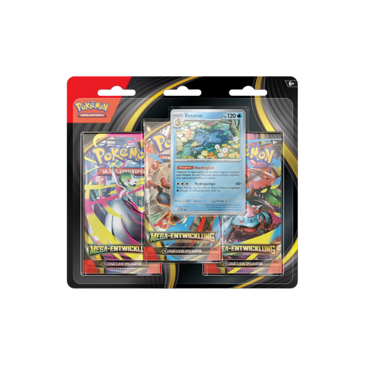 Pokémon TCG: Mega Entwicklung 3-Pack Blister (DE)