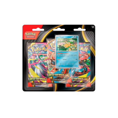 Pokémon TCG: Mega Entwicklung 3-Pack Blister (DE)
