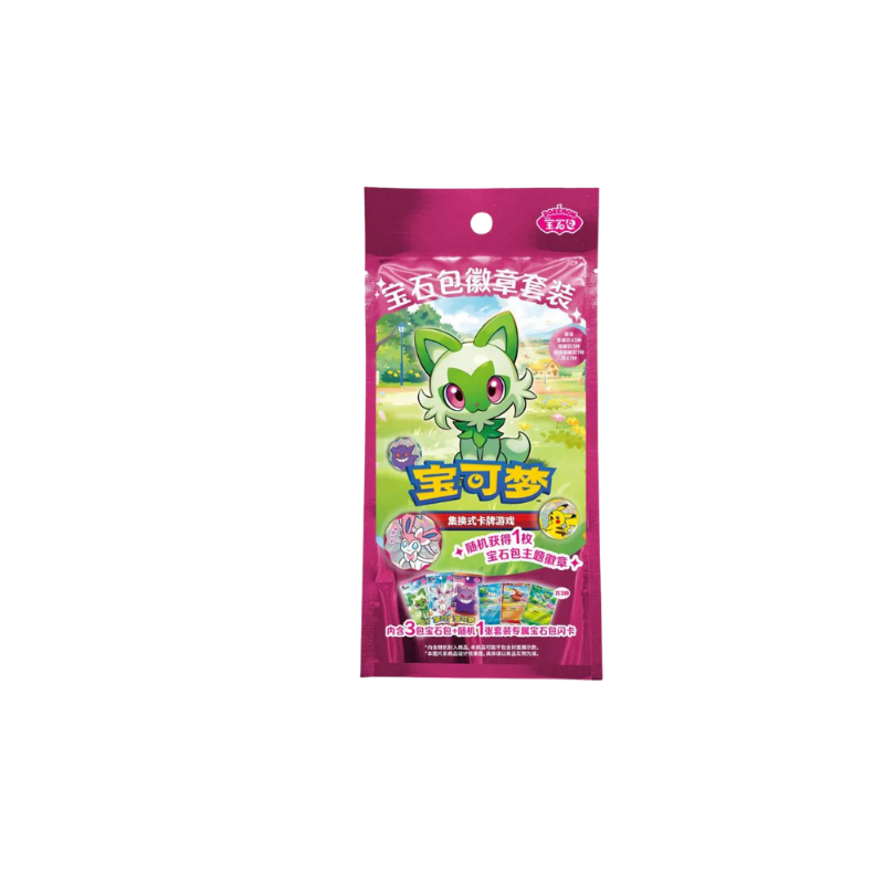 Pokémon TCG: Gem Pack Badge Set (CBB123) S-CHN