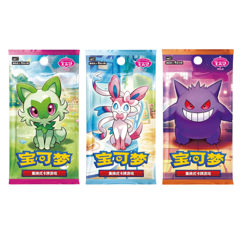 Pokémon TCG: Gem Pack Badge Set (CBB123) S-CHN