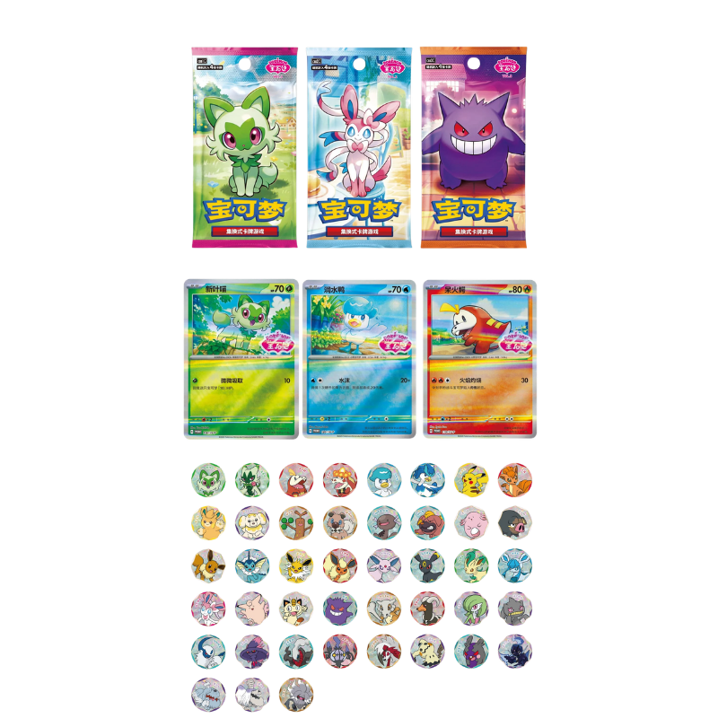 Pokémon TCG: Gem Pack Badge Set (CBB123) S-CHN