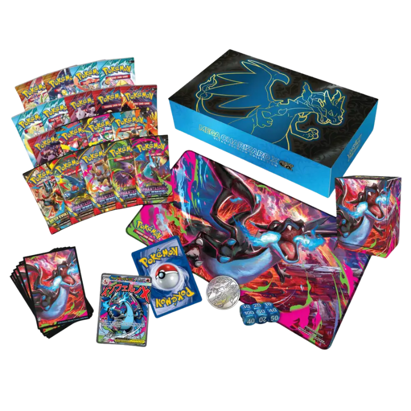 Pokémon TCG: Mega Charizard X Ex Ultra Premium Collection (EN)