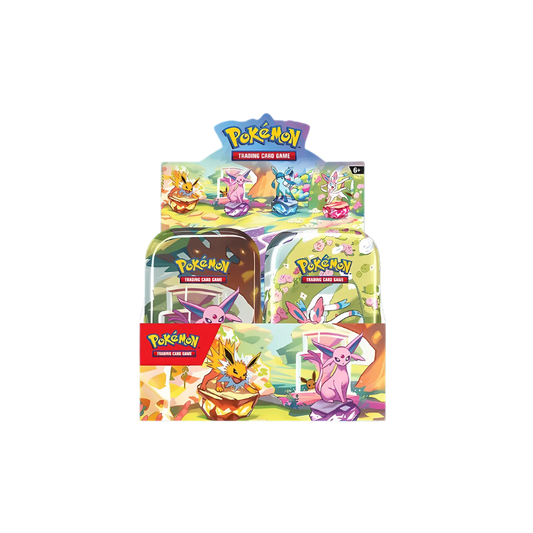 Pokémon TCG: Prismatische Entwicklungen Mini Tin Display (DE)