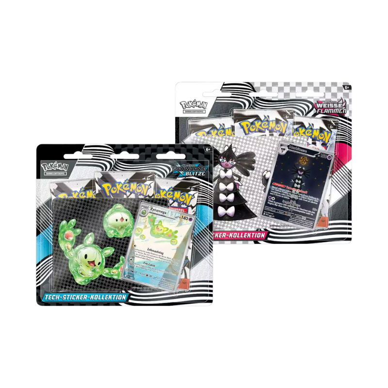 Pokémon TCG: Schwarze Blitze und Weiße Flammen: Tech Sticker Kollektion (DE)