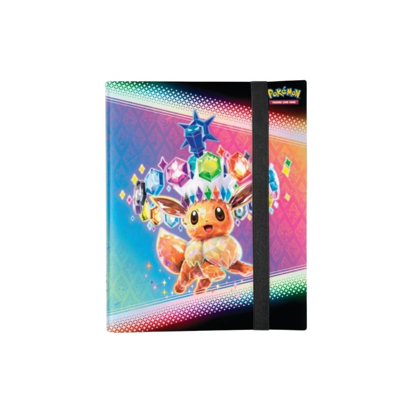 Pokémon TCG: Prismatische Entwicklungen Stellar Tera Evoli 9-Pocket Ordner